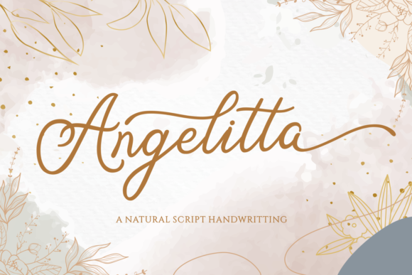 Angelitta Font: Elegant Handwritten Typeface for Makers
