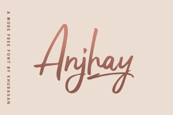 Anjhay: A Clean Handwritten Font for Modern Branding