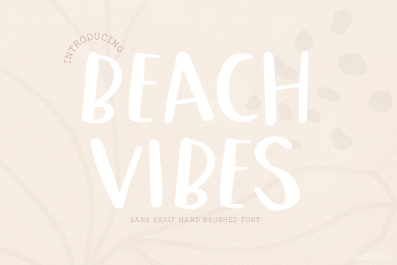 Beach Vibes Font for Small Business Branding
