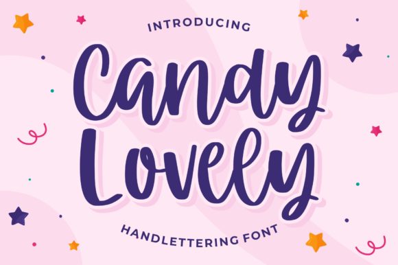 Candy Lovely Script Handwritten Font for Makers