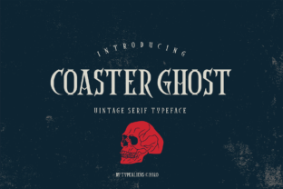 Coaster Ghost Serif Font for Handmade Branding
