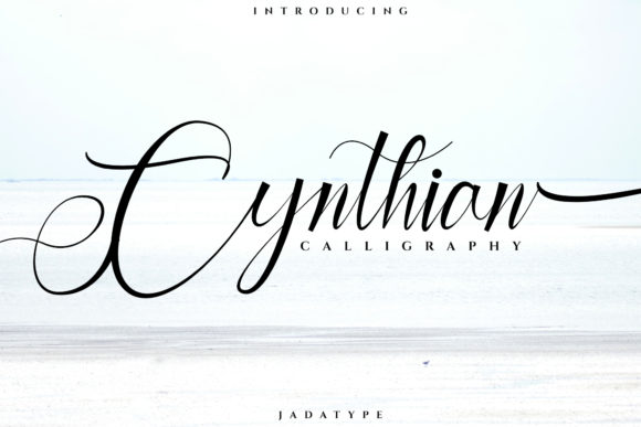 Cynthian: Elegant Script Handwritten Font for Digital Design