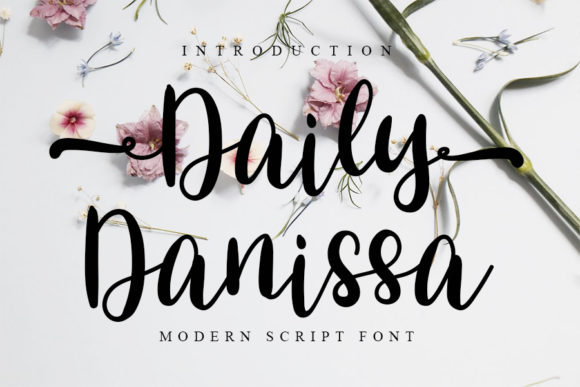 Daily Danissa: A Bold & Elegant Script Font for Handmade Creators