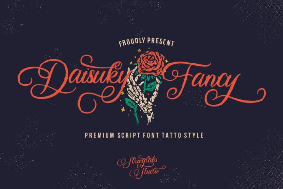 Daisuky Fancy Script Handwritten Font for Elegant Makers