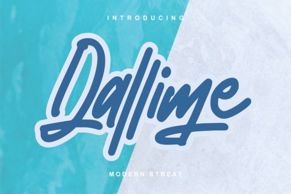 Dallime: A Handwritten Font for Campaign-Ready Elegance