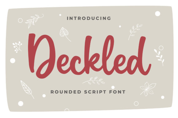 Deckled Script Handwritten Font for Crafters & Sellers