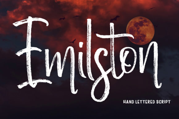 Emilston: A Stunning Brush Pen & Pencil Handwritten Font