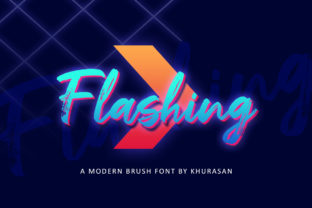Flashing: A Retro-Elegant Handwritten Font