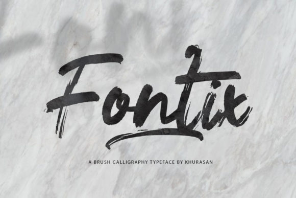 Fontix: A Casual Handwritten Font for Warm Editorial Identity