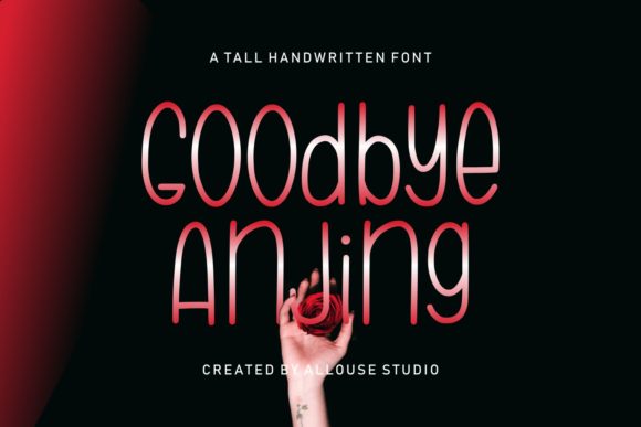 Goodbye Anjing: A Thin Script Handwritten Font for Digital Branding