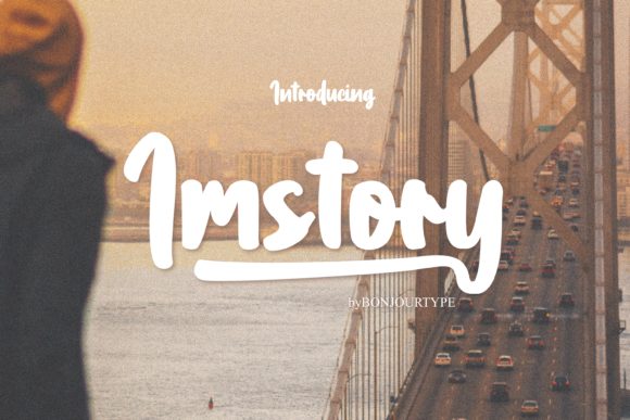 Imstory: A Sweet Handwritten Font for Elegant Digital Branding
