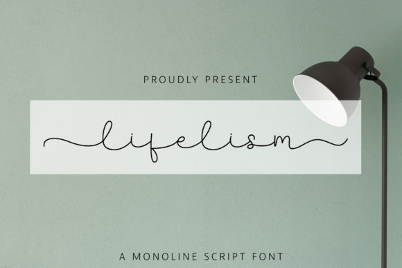 Lifelism Font: Delicate Script Handwritten Typeface for Makers