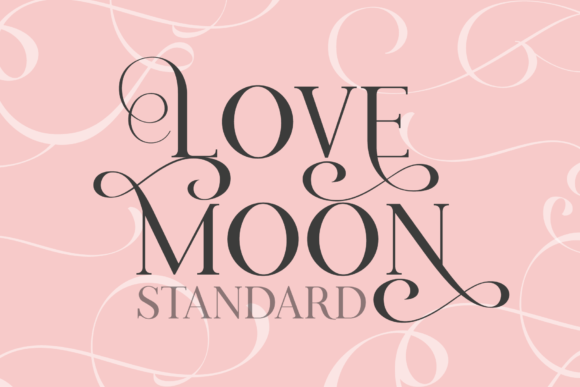 Love Moon Standard Serif Font for Editorial Elegance