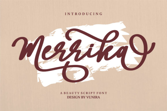 Merrika Handwritten Font for Crafters and Makers