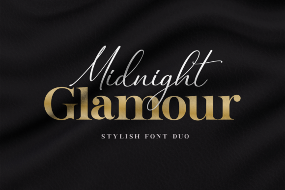 Midnight Glamour Font for Elegant Branding