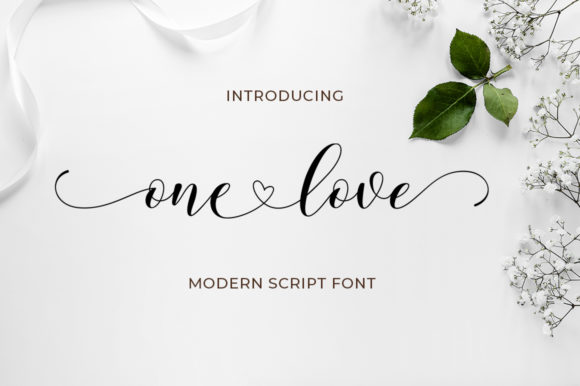 One Love Font for Editorial Design and Content Branding