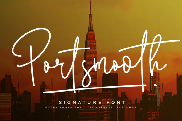 Portsmooth: A Premium Script Handwritten Font for Digital Design