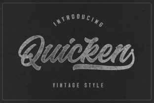 Quicken: A Retro Handwritten Font for Memorable Branding