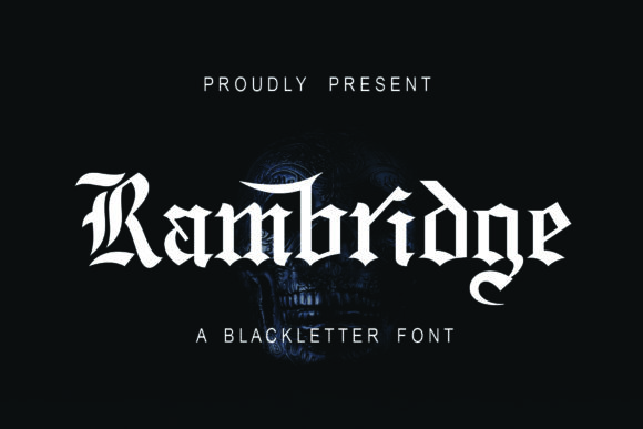 Rambridge: A Striking Blackletter Font for Bold Design