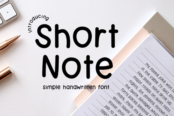 Short Note: A Round-Lettered Handwritten Font for Gentle Editorial Moments
