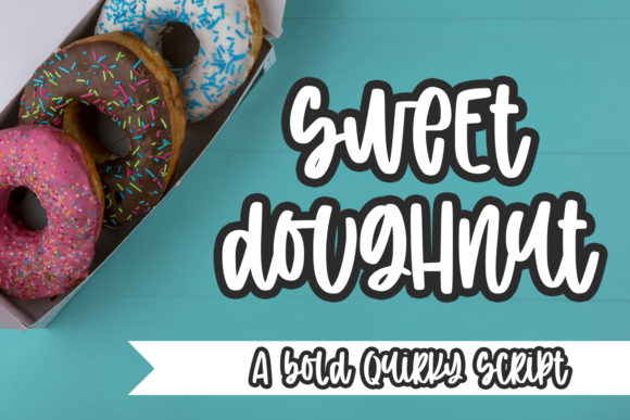 Sweet Doughnut Font: A Quirky Script Handwritten Typeface for Joyful Designs