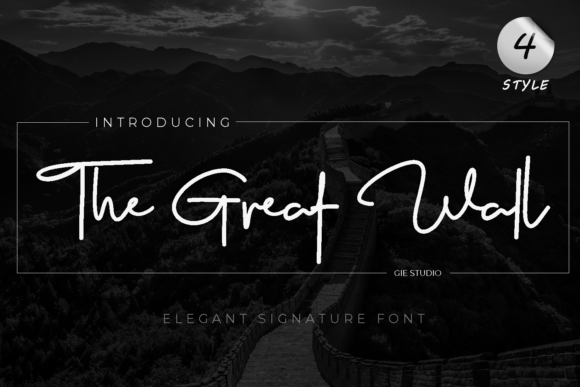 The Great Wall Script Handwritten Font