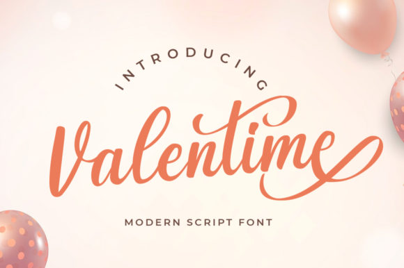 Valentime: A Script Handwritten Font with Lovely Flow