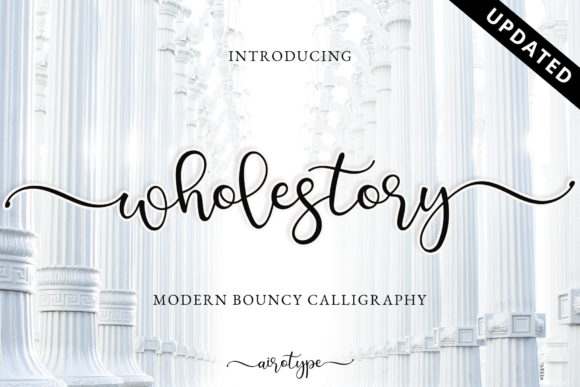 Wholestory: A Script Handwritten Font for Elegant Digital Branding
